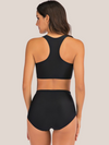 Maillot de bain gainant 2 pièces taille haute