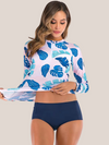 Maillot de Bain 2 pièces à manches longues