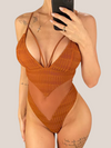 Monokini Marron