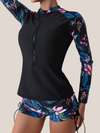 Maillot de bain 2 pièces manches longues