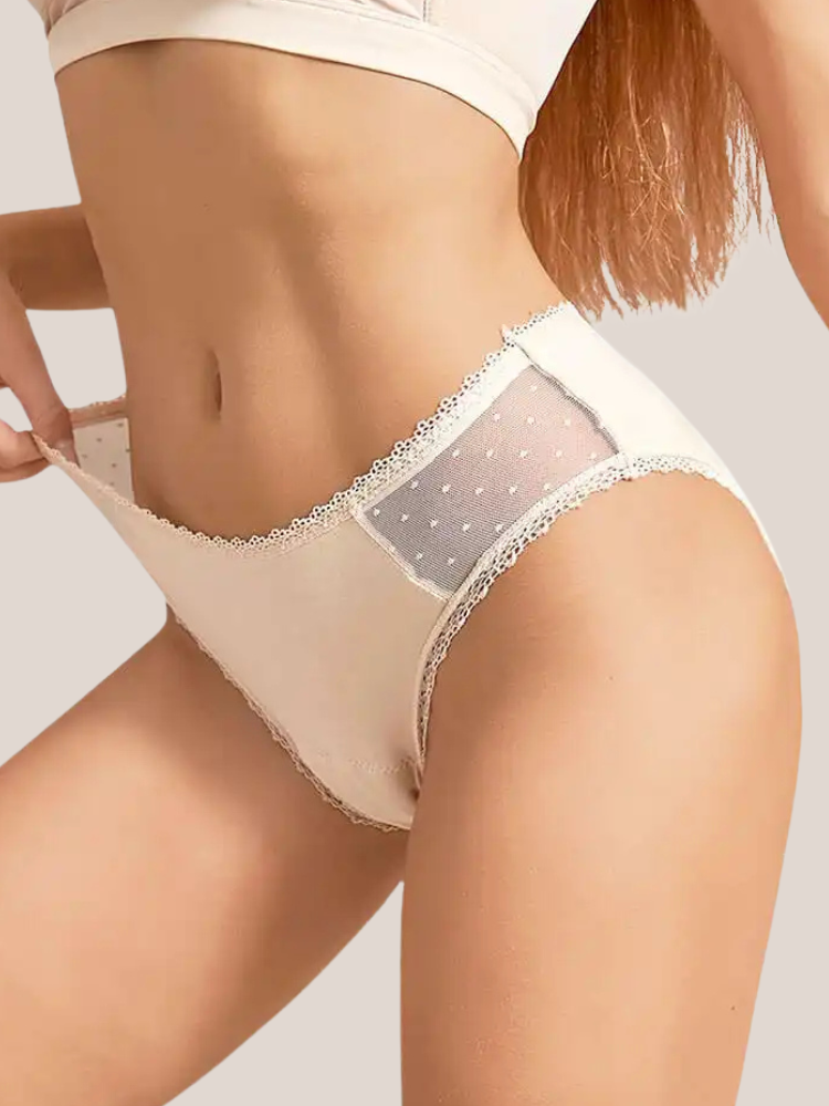 Alexia -  Culotte Menstruelle Plumetis