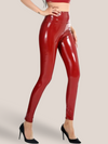 Legging Gainant Simili Cuir