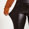 Legging Cuir Amincissant