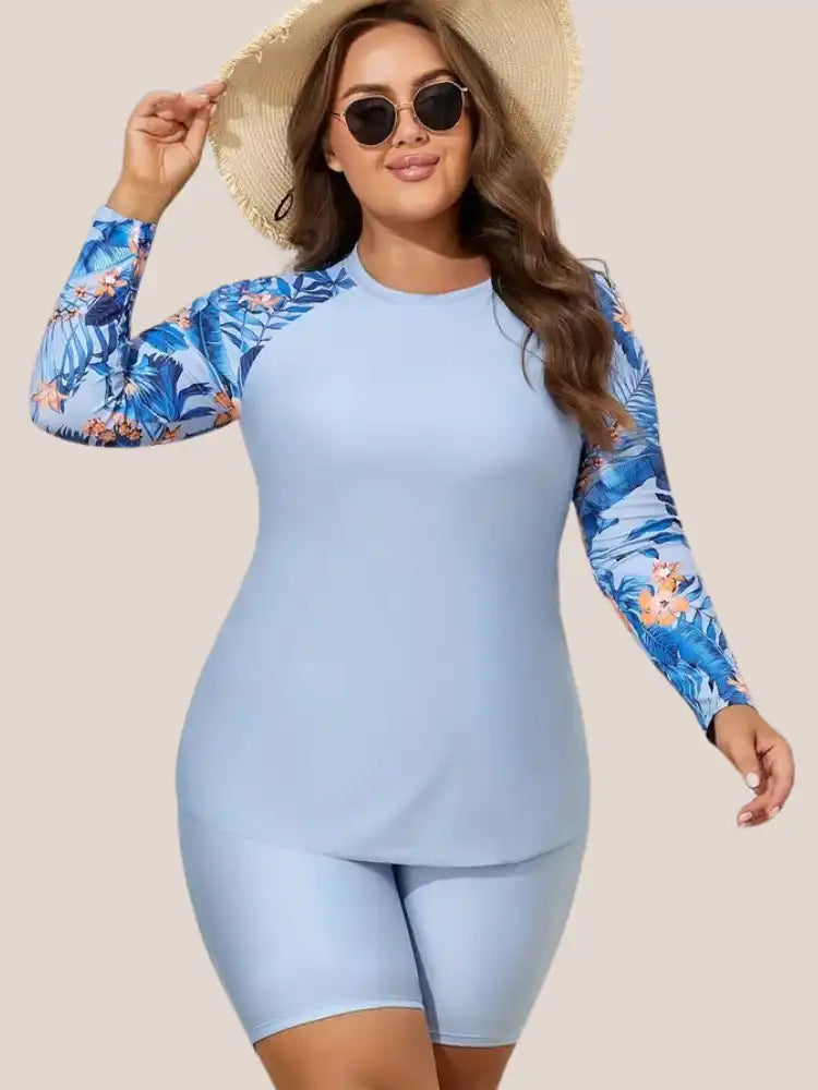 Maillot de Bain Manches Longues short