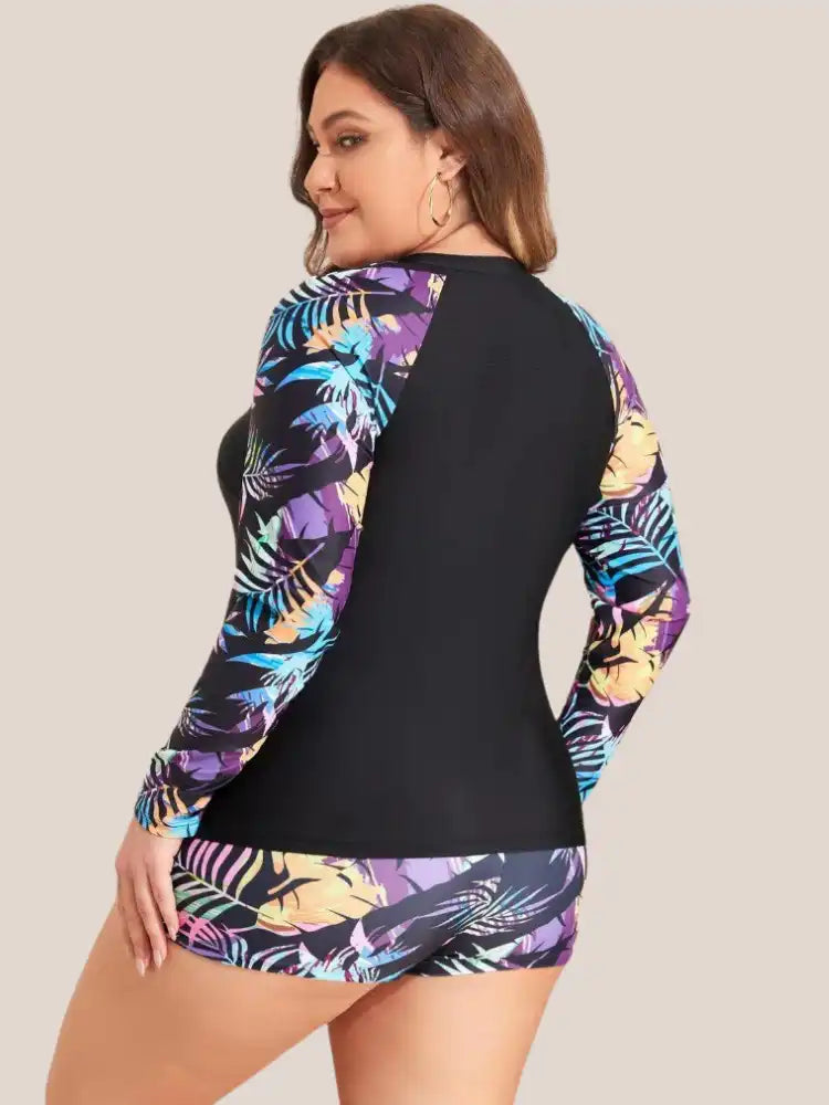 Maillot de bain manche longue Taille Haute