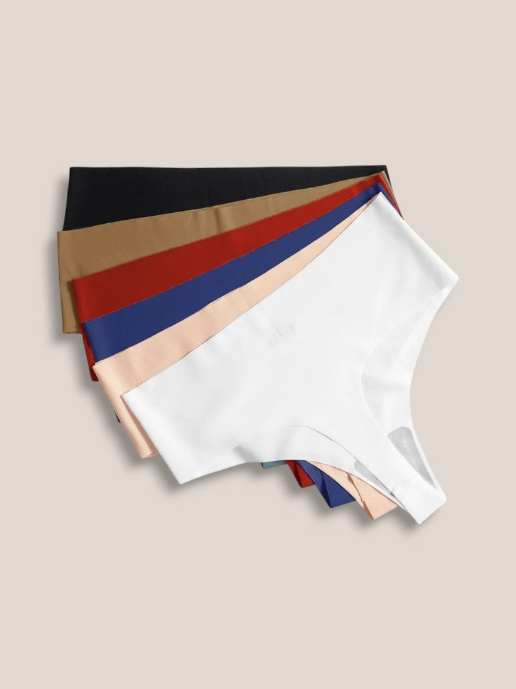 Lot de 3 Strings Taille Haute Sans Couture